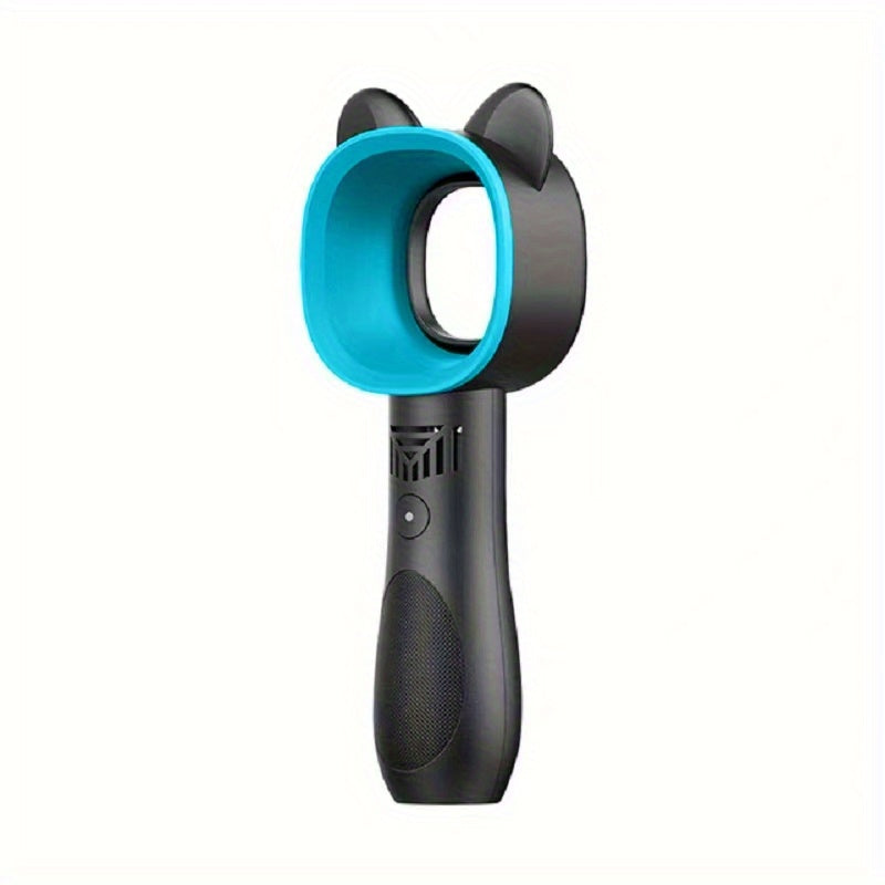 1 Stück USB wiederaufladbarer bladeless Handheld Ventilator - Tragbarer mini Tischventilator mit 3 Geschwindigkeiten für Reisen, Camping, Büro und Raumnutzung | Karnz