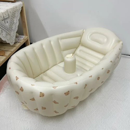 Karnz | Aufblasbare Baby-Badewanne für Reisen – BubbleNest