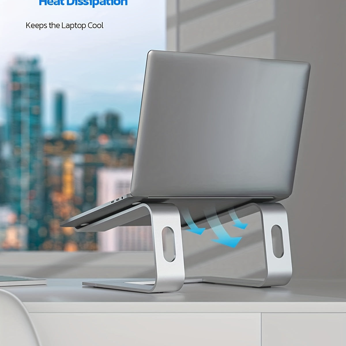 Aluminium Laptop-Halterung – Ergonomisch und Belüftet | Karnz