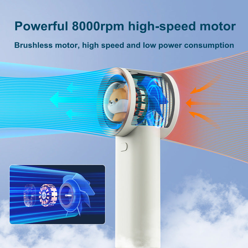 Wundervoller Eichhörnchen Mini Tischventilator USB wiederaufladbarer Handventilator | Karnz
