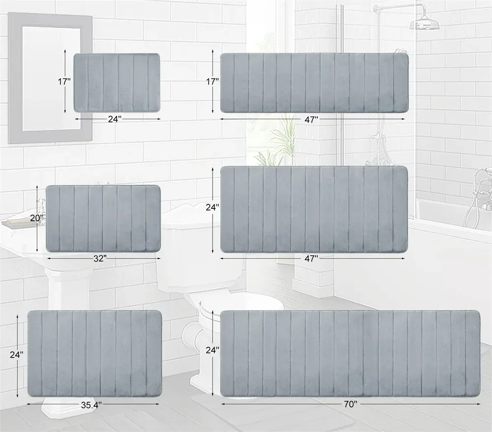LuxSoft Memory Foam Badematte | Karnz