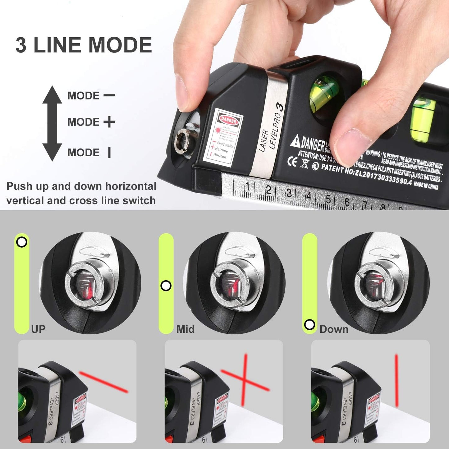 TrueAlign Laser Level — Ziehe perfekte Linien im Handumdrehen und fühle dich wie ein Profi ohne Stress | Karnz