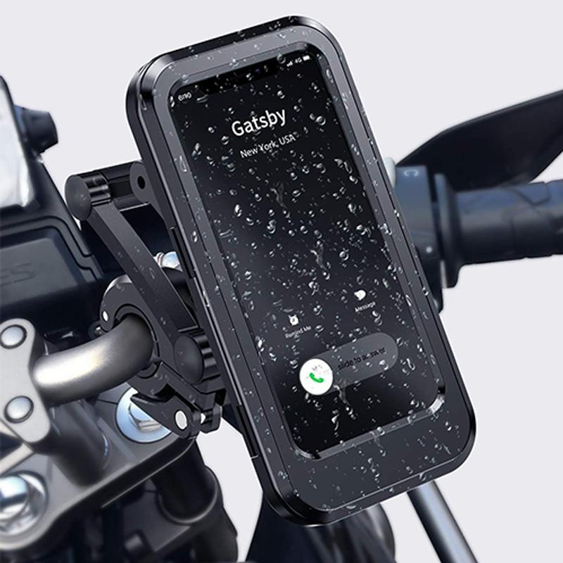 RideCharge Pro – Wasserdichter Handyhalter mit USB und 15W kabellosem Laden für Fahrrad und E-Bike | Karnz