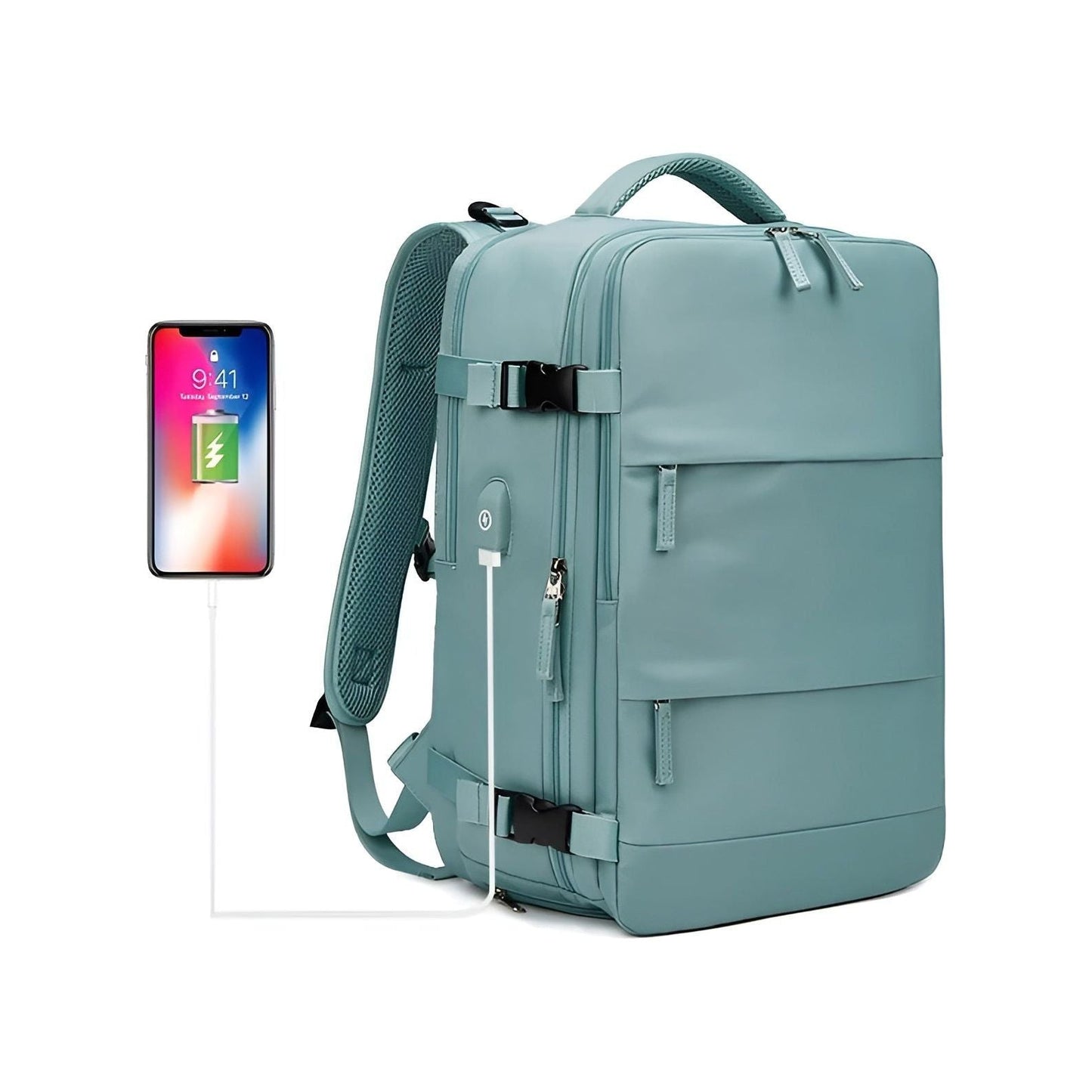 Reiserucksack mit USB-Anschluss – Geräumiges Hauptfach | Ideal für Schule und Outdoor-Aktivitäten