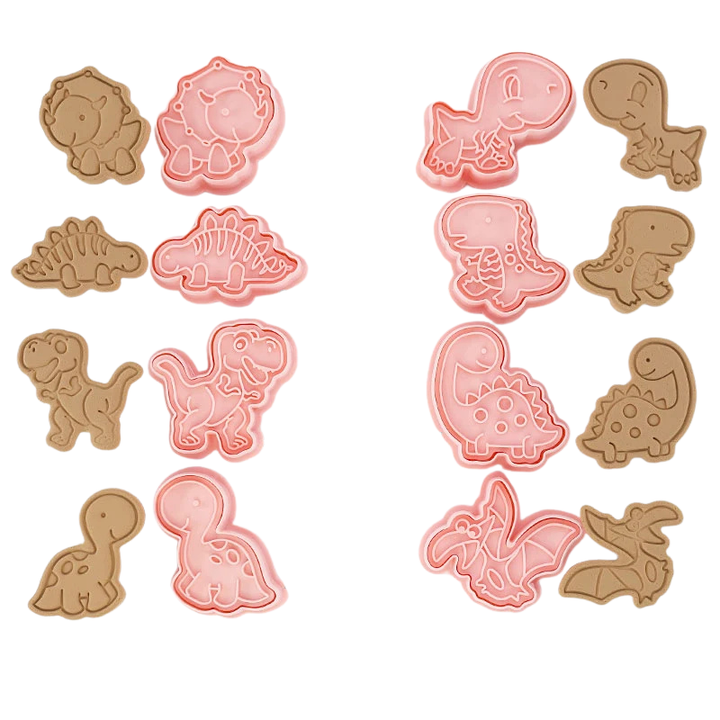 8pcs 3D Cartoon Ausstecher Pressform Keksstempel Set | Karnz