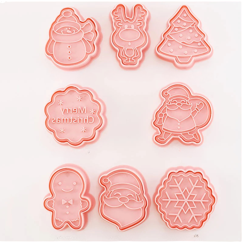 8pcs 3D Cartoon Ausstecher Pressform Keksstempel Set | Karnz