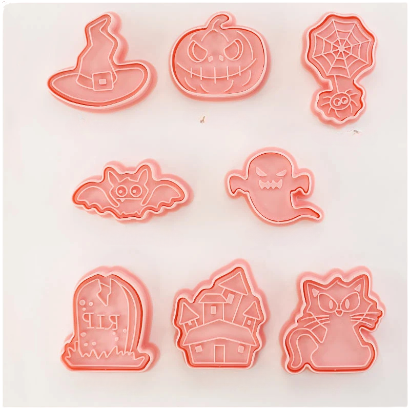 8pcs 3D Cartoon Ausstecher Pressform Keksstempel Set | Karnz