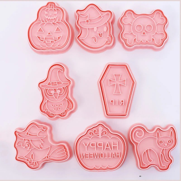 8pcs 3D Cartoon Ausstecher Pressform Keksstempel Set | Karnz