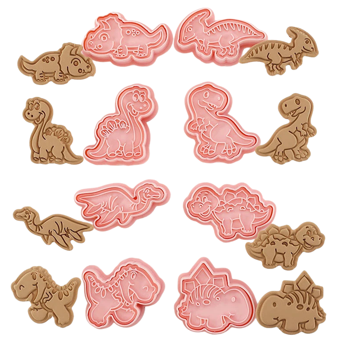 8pcs 3D Cartoon Ausstecher Pressform Keksstempel Set | Karnz