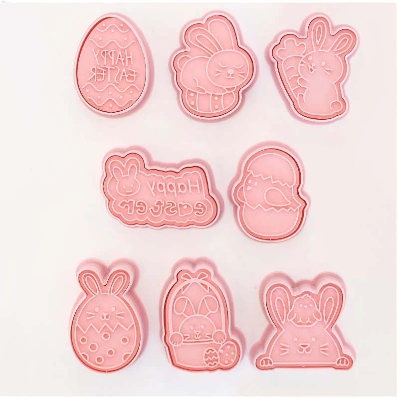8pcs 3D Cartoon Ausstecher Pressform Keksstempel Set | Karnz