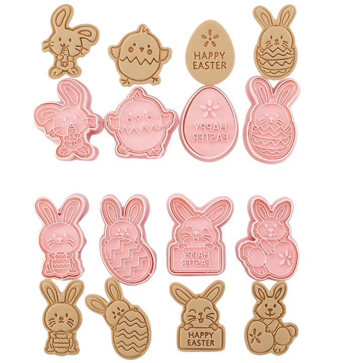 8pcs 3D Cartoon Ausstecher Pressform Keksstempel Set | Karnz