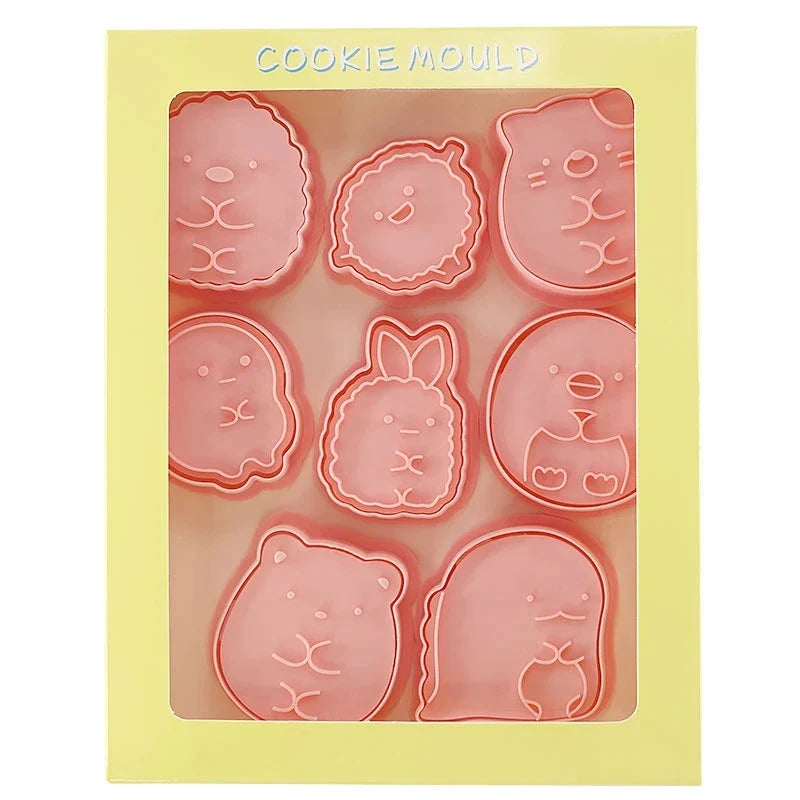 8pcs 3D Cartoon Ausstecher Pressform Keksstempel Set | Karnz