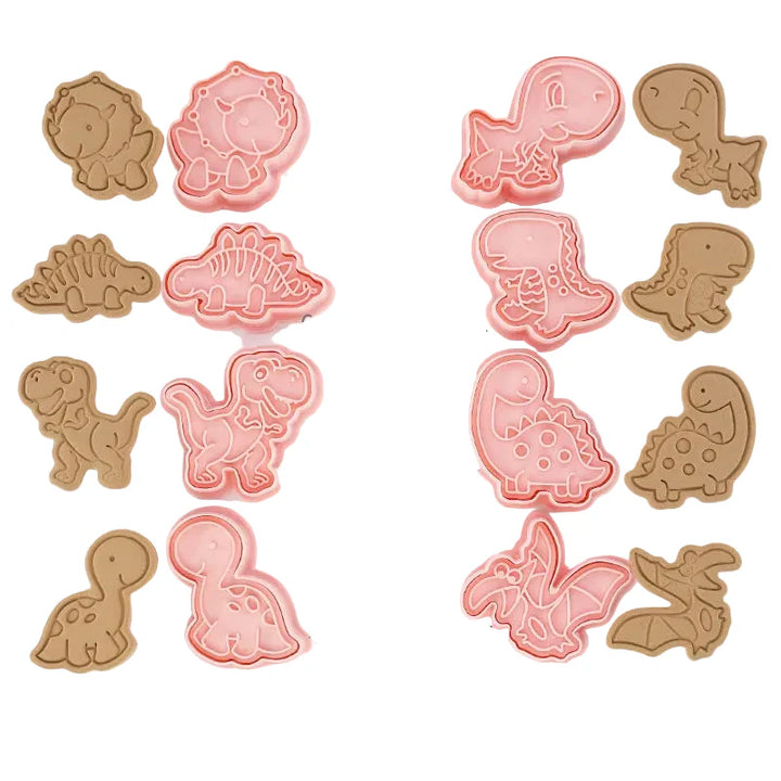 8pcs 3D Cartoon Ausstecher Pressform Keksstempel Set | Karnz