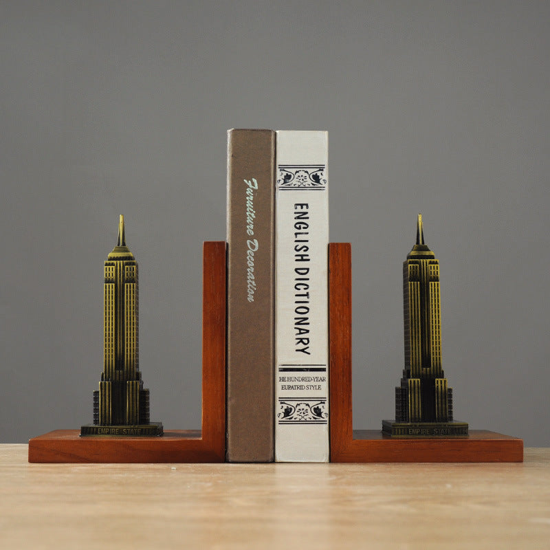 Moderne architektonische Buchstützen