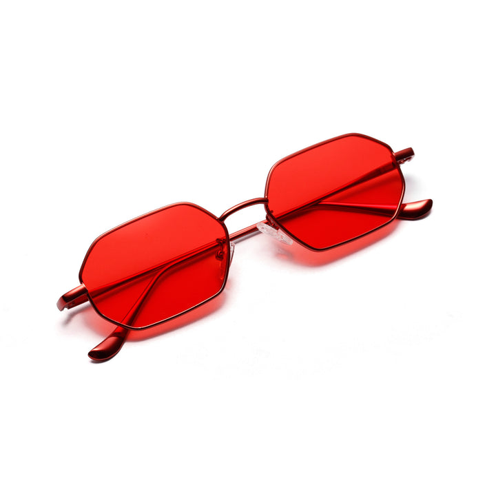 Damen modische Sonnenbrille mit innovativem achteckigen Design Karnz