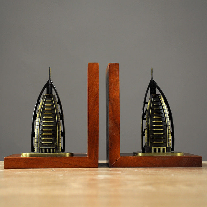 Moderne architektonische Buchstützen