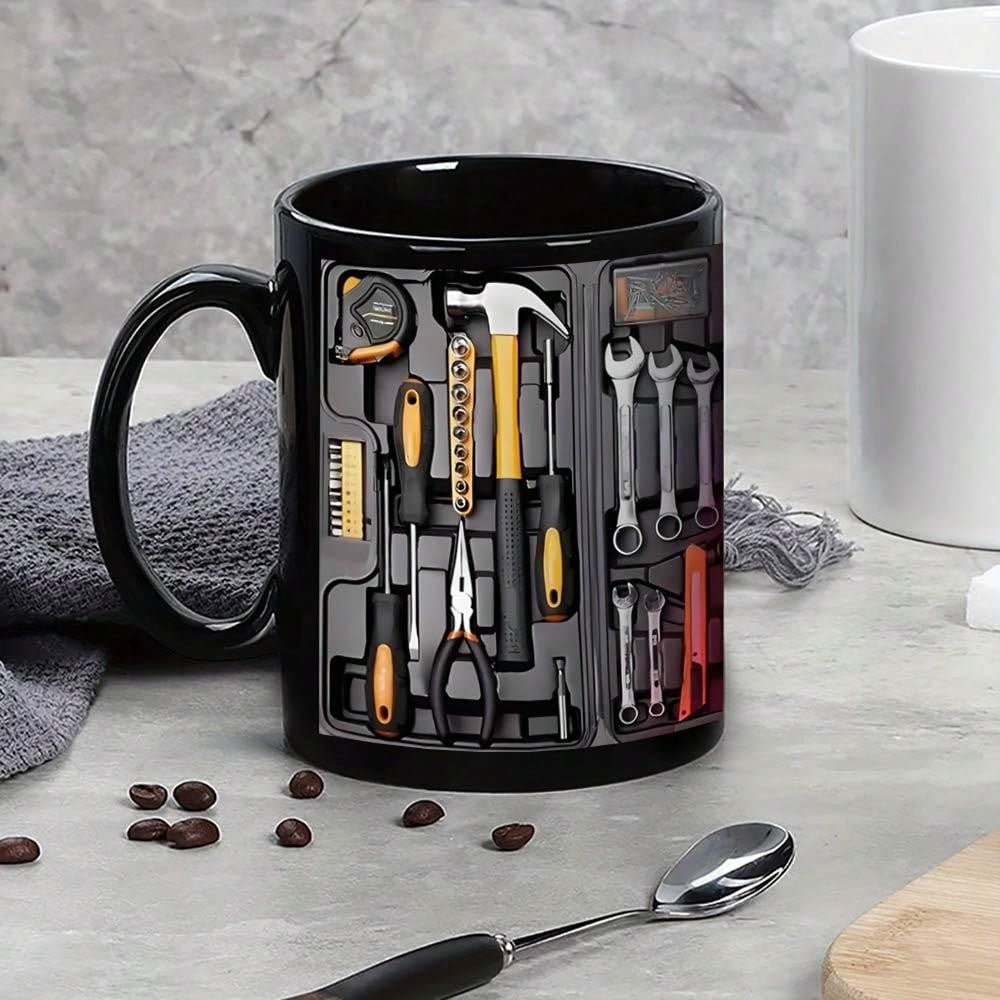 CraftMaster Precision Mug — Feier deine Macher-Power bei jedem Schluck mit robustem Style | Karnz