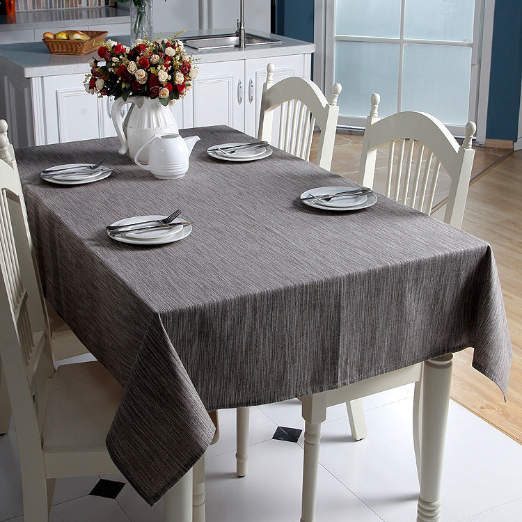 Texturierte Tischdecke