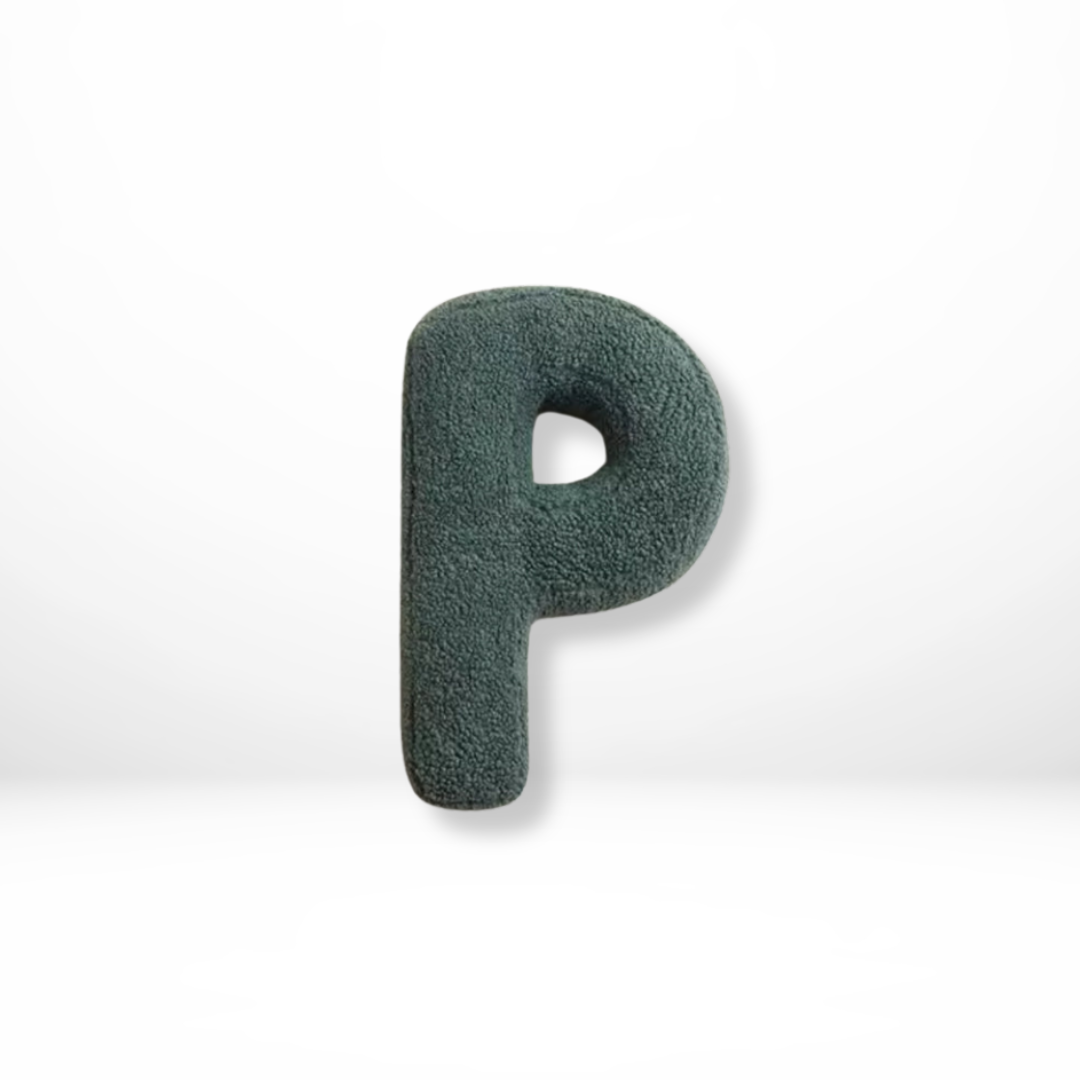 Karnz | Samt Alphabet Dekokissen Mit Buchstaben A Bis Z