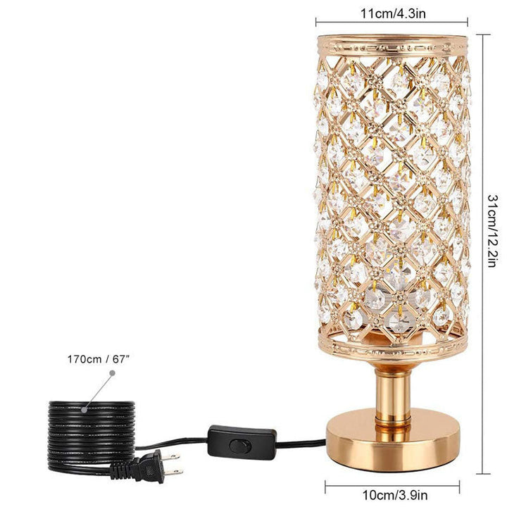 Moderne Kristall Tischlampe | Karnz
