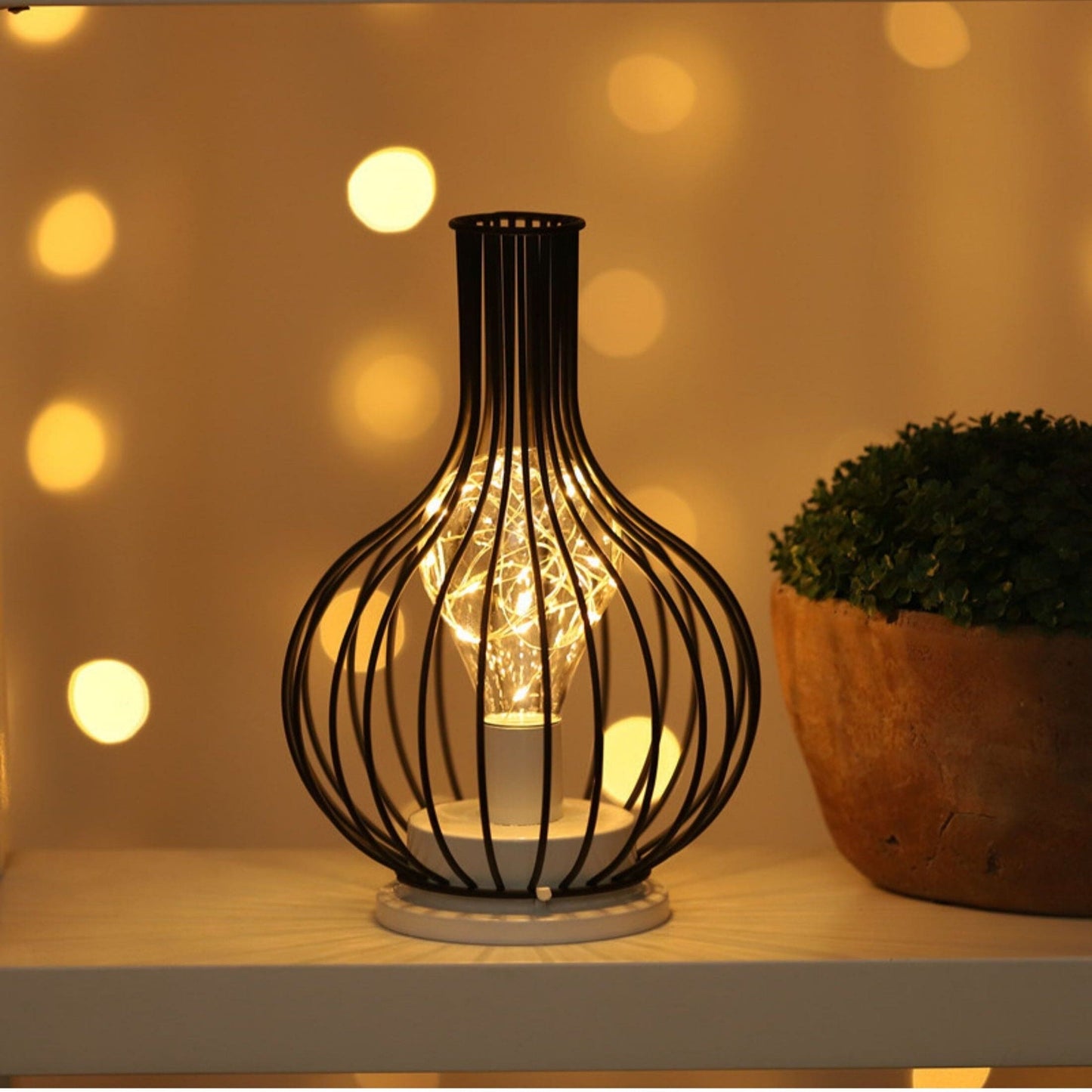 NoirLume – Luxuriöse, moderne ack-Tae-Lampe | Atmosphärische Beleuchtung für Wohn- und Schlafzimmer