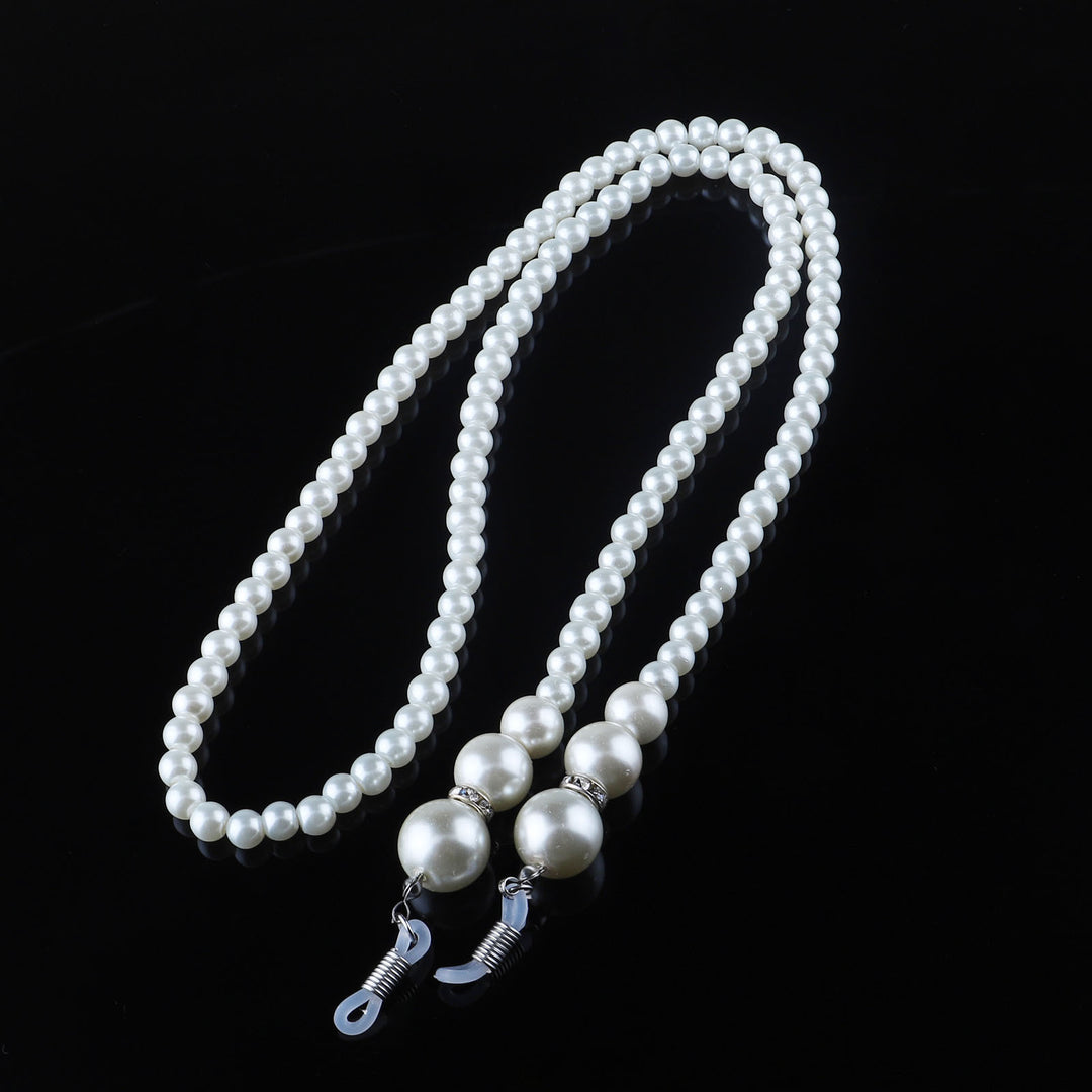 Elegante Perlen Brillen Kette Karnz