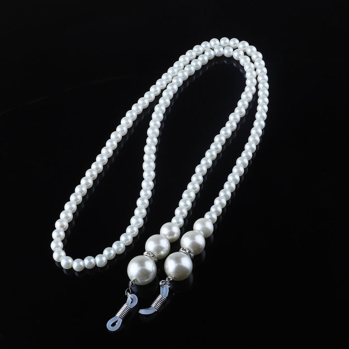 Elegante Perlen Brillen Kette Karnz