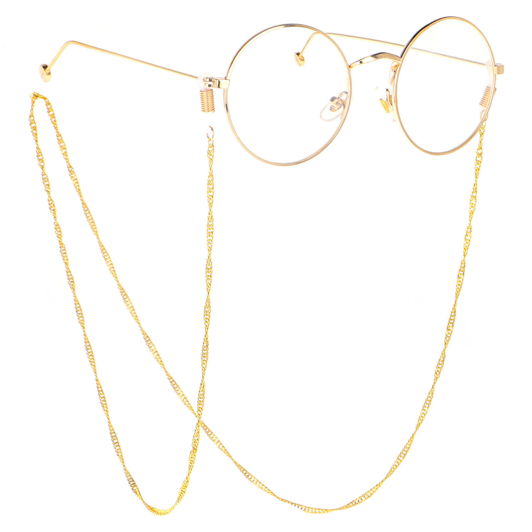 Eleganter gedrehter Halskettenbrillenhalter Karnz