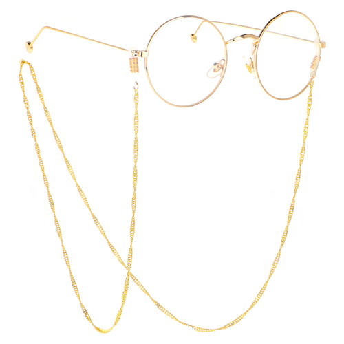 Eleganter gedrehter Halskettenbrillenhalter Karnz