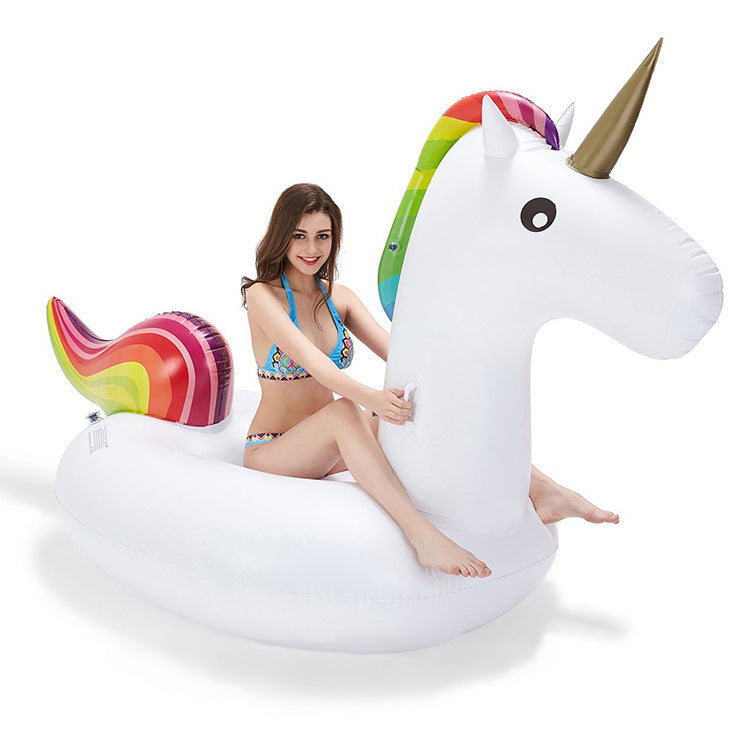 Damen aufblasbares Schwimmspielzeug in Einhornform Karnz