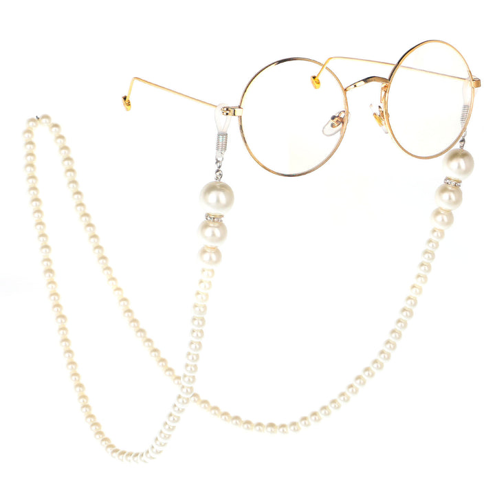 Elegante Perlen Brillen Kette Karnz