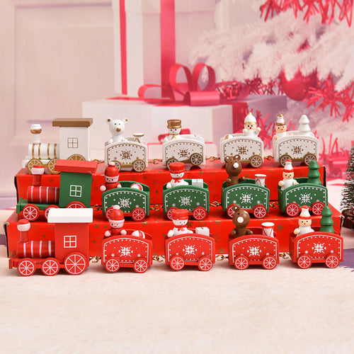 Dekorative Weihnachtszug Figurenset
