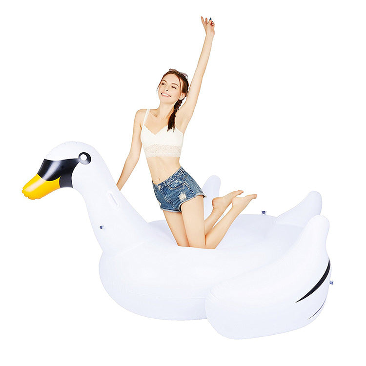 Unisex aufblasbares Schwimmtier in eleganter Schwanenform Karnz