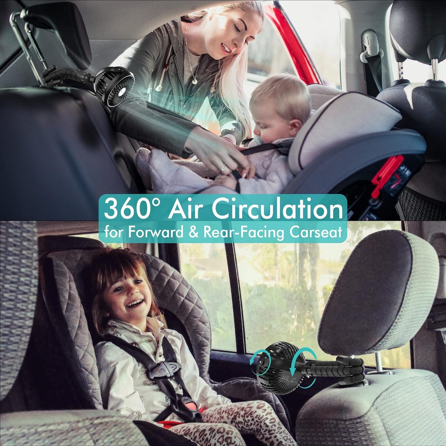 Tragbarer Kinderwagen Ventilator | Karnz