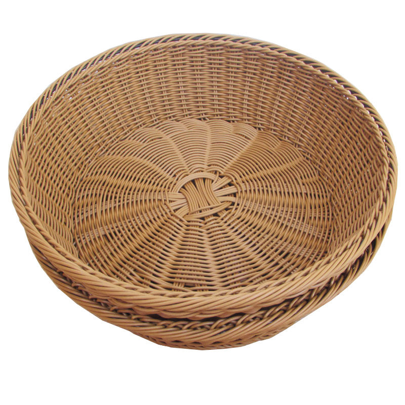 Geflochtene natürliche Rattan Servierschüssel Karnz