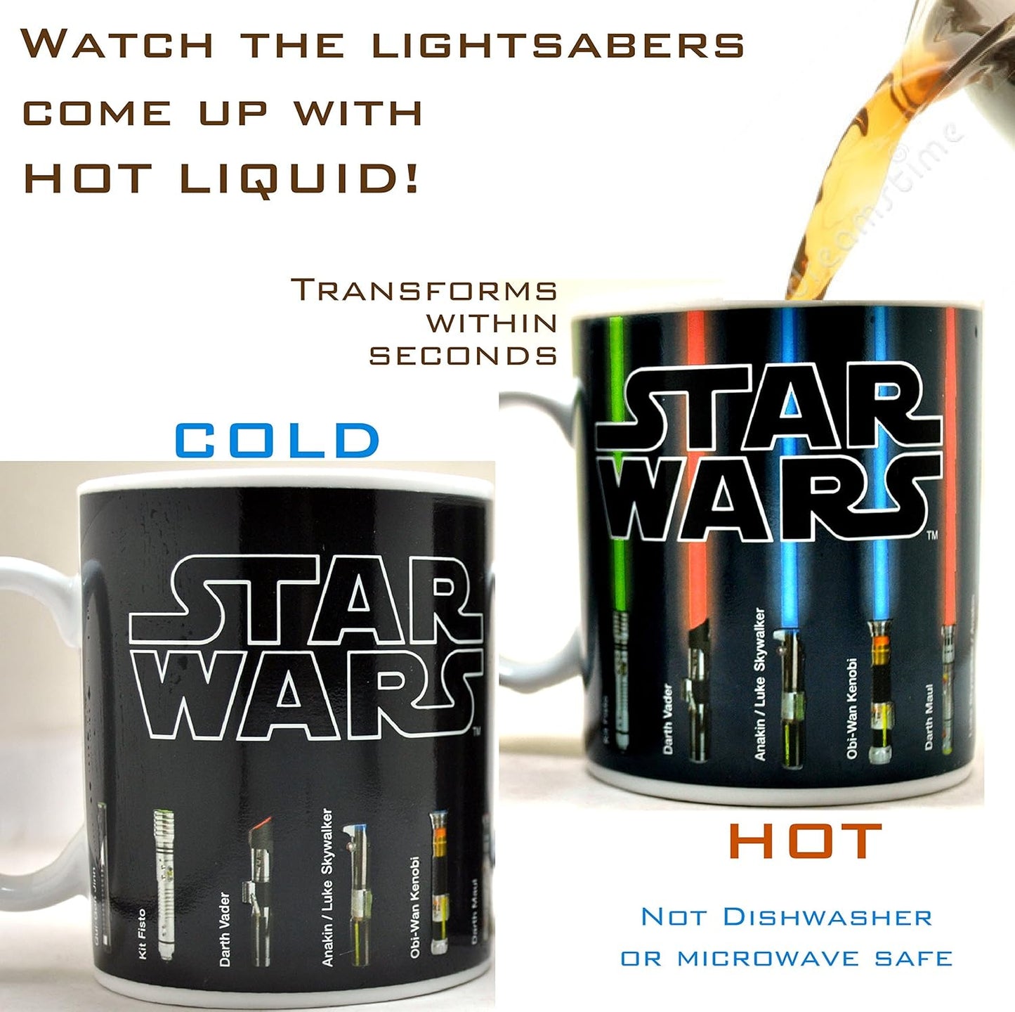 Karnz | Temperaturempfindliche Lichtschwert-Tasse für Star Wars-Fans