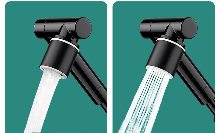FlexiFlow 360° drehbarer und ausziehbarer Wasserhahnkopf Karnz