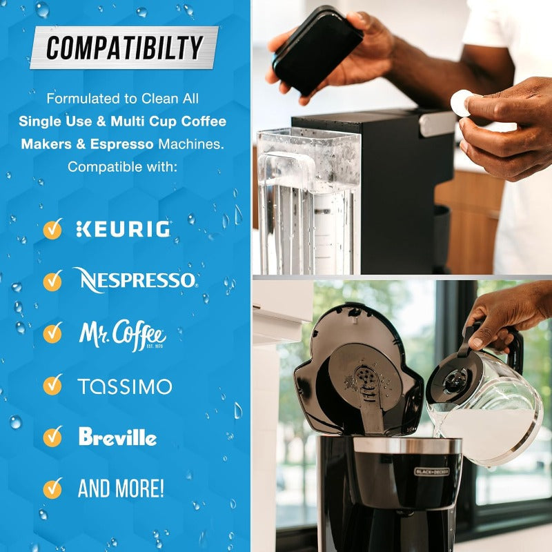 Karnz | Kaffee kocher Reinigungs- & Entkalkungstabletten