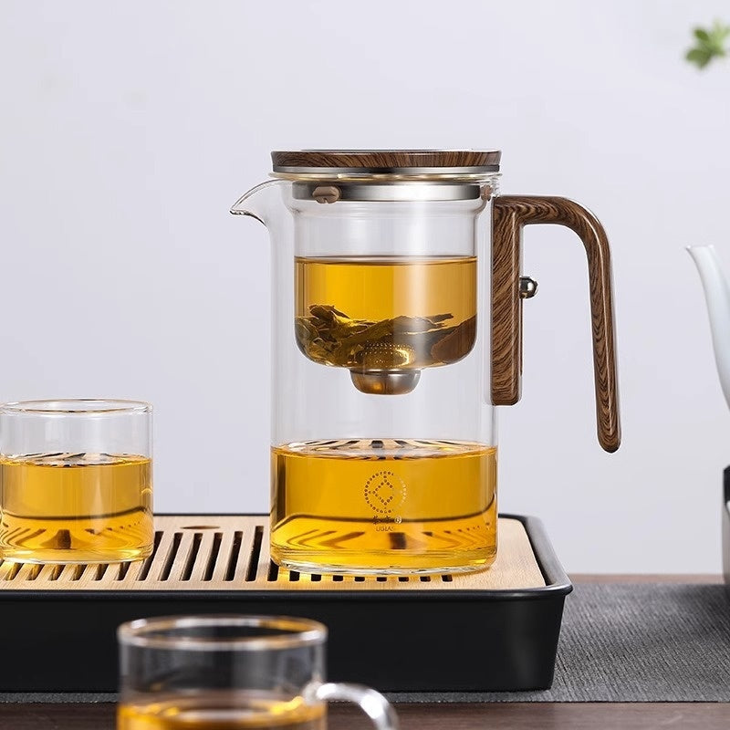 Magnetische Teekanne Trennungsfiltration Glas | Karnz