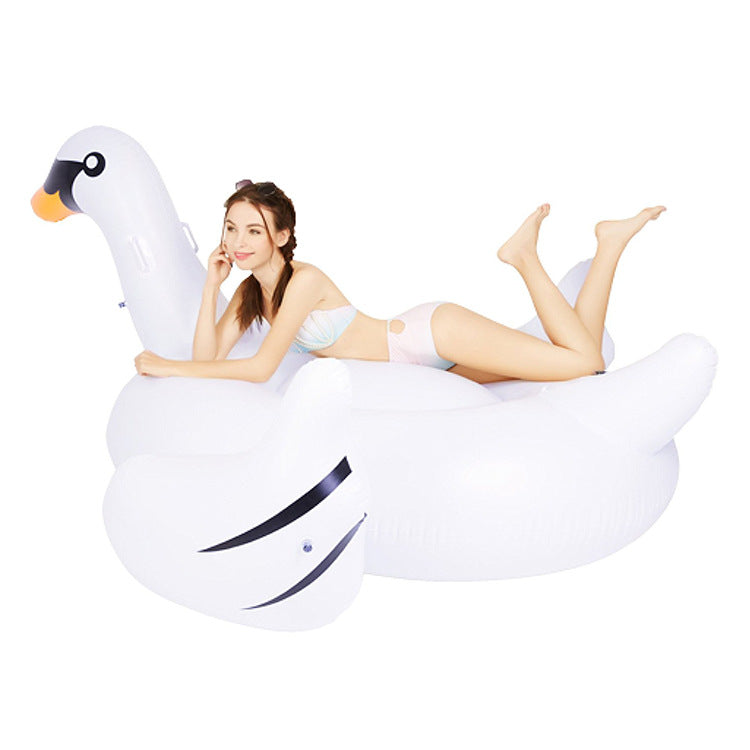 Unisex aufblasbares Schwimmtier in eleganter Schwanenform Karnz