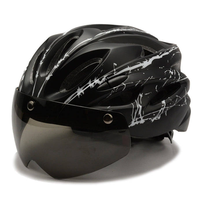 Fahrradhelm mit abnehmbarem Visier Karnz