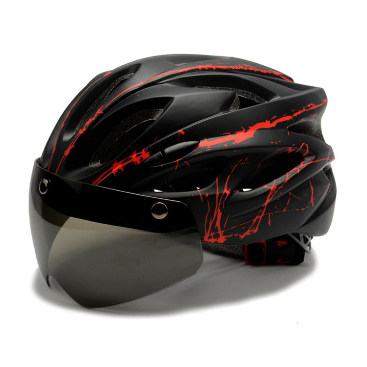 Fahrradhelm mit abnehmbarem Visier Karnz