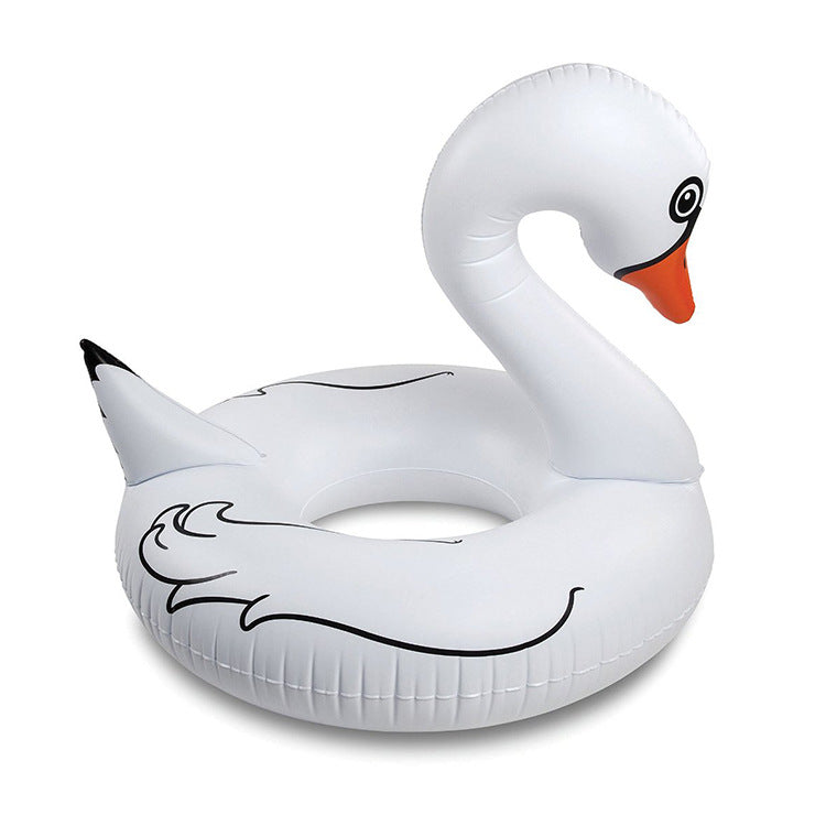 Unisex Aufblasbarer Schwimmring in Schwannenform Karnz