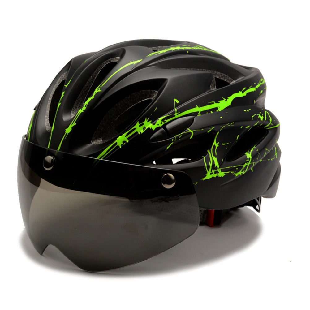 Fahrradhelm mit abnehmbarem Visier Karnz