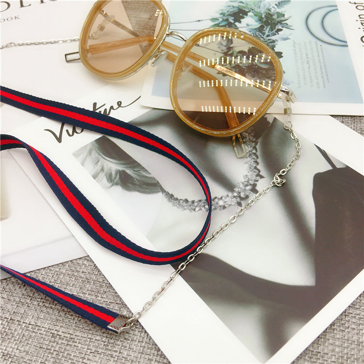 Stylische Brillenband mit dualen Farbstreifen Karnz