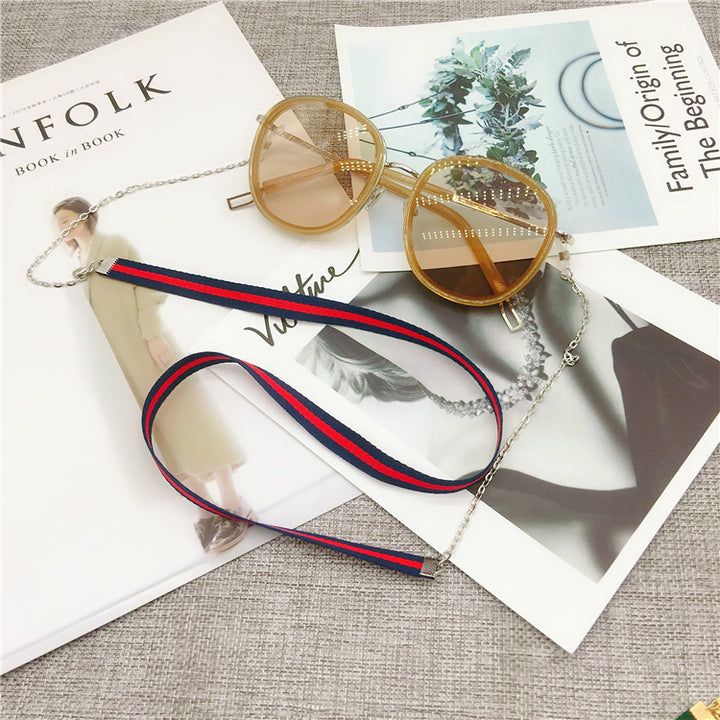 Stylische Brillenband mit dualen Farbstreifen Karnz