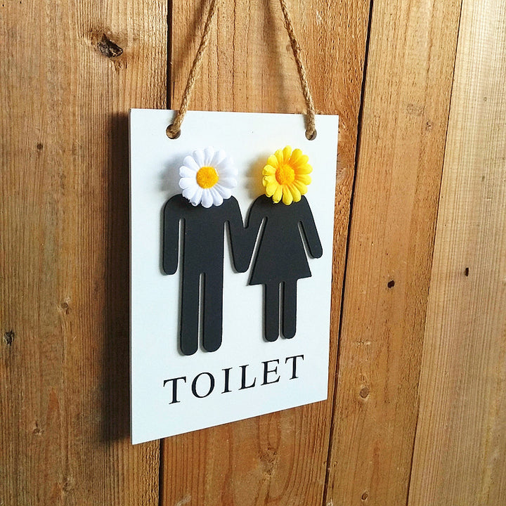Dekorativer Toilettenboard