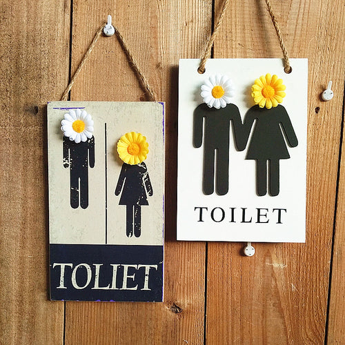 Dekorativer Toilettenboard