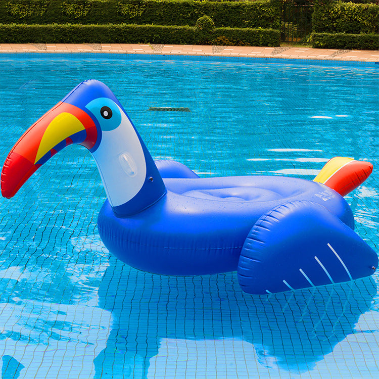 Unisex Aufblasbares Tukan-Schwimmtier Karnz