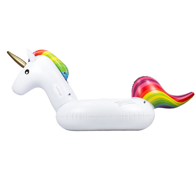 Damen aufblasbares Einhorn-Schwimmreifen Karnz